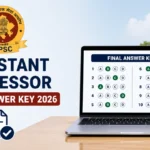 RPSC Assistant Professor Final Answer Key 2026 featured image showing final answer key release, subject-wise PDF download, and Rajasthan Public Service Commission recruitment examination details.